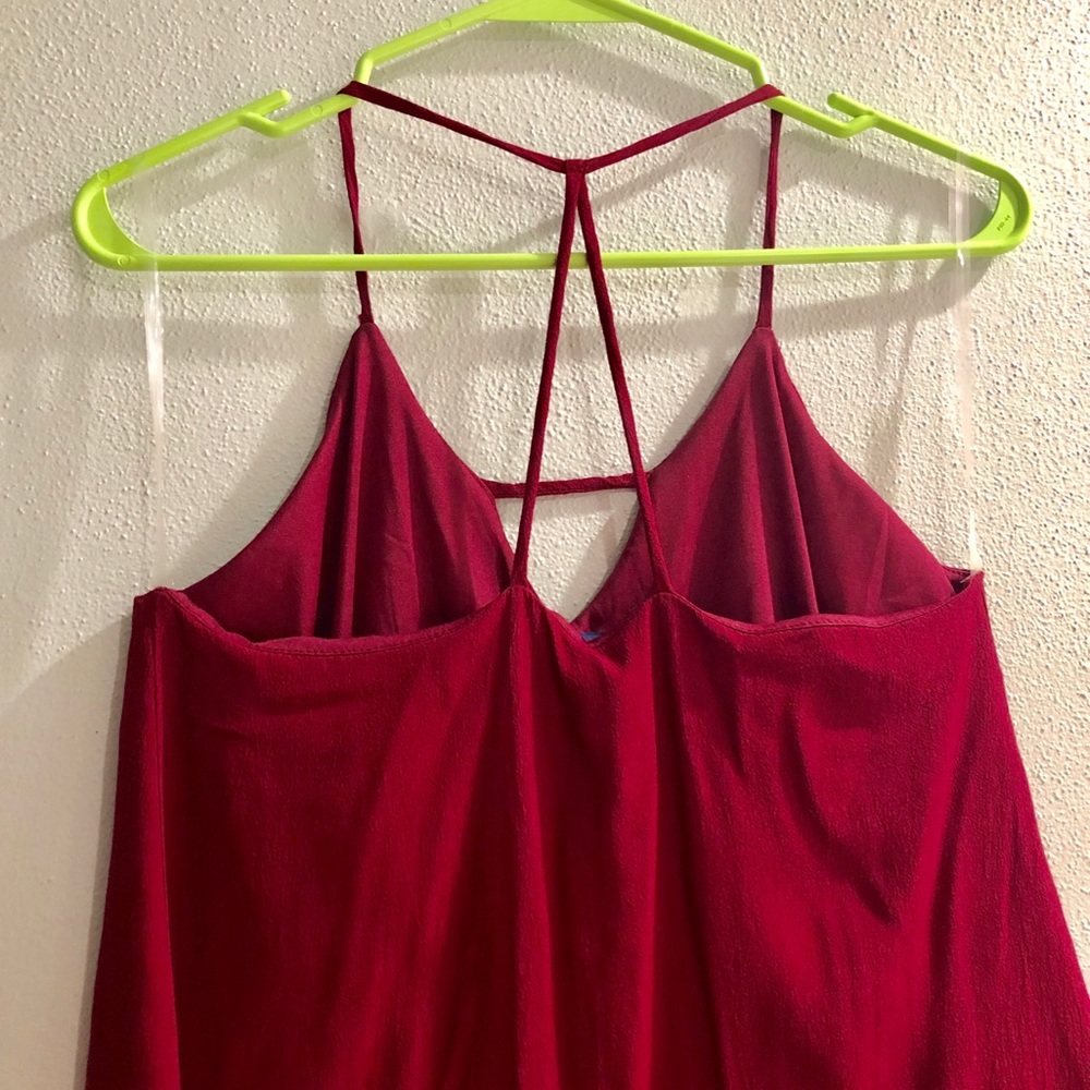 Deep Red Tank Top - Picture 3 of 3